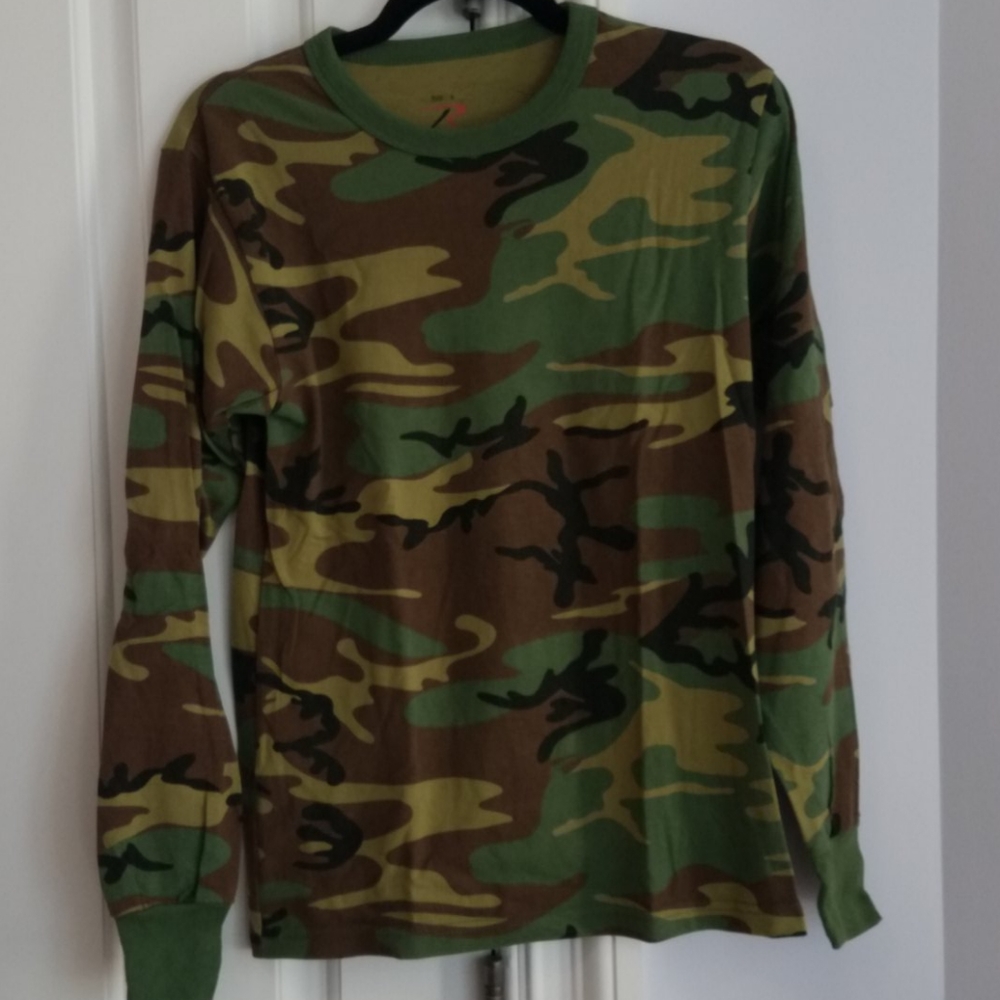 Camouflage Crew Neck Tee